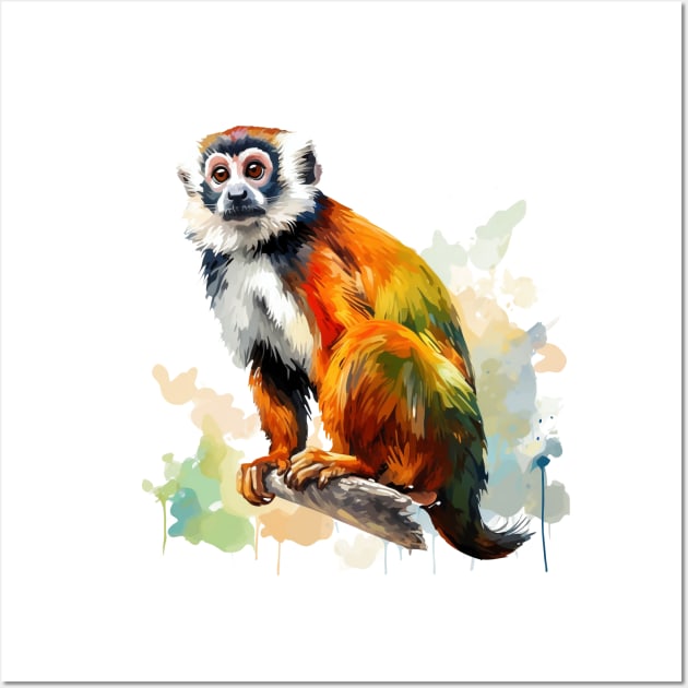 Squirrel Monkey Wall Art by zooleisurelife